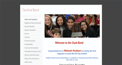 Desktop Screenshot of clackmsband.com